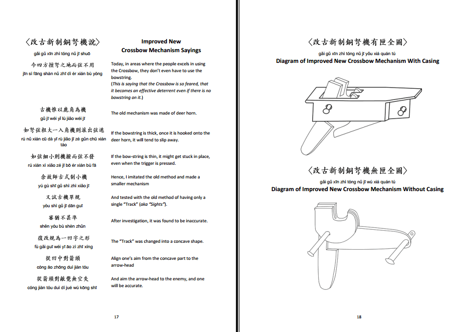 Footdrawn Crossbow Mechanism Details