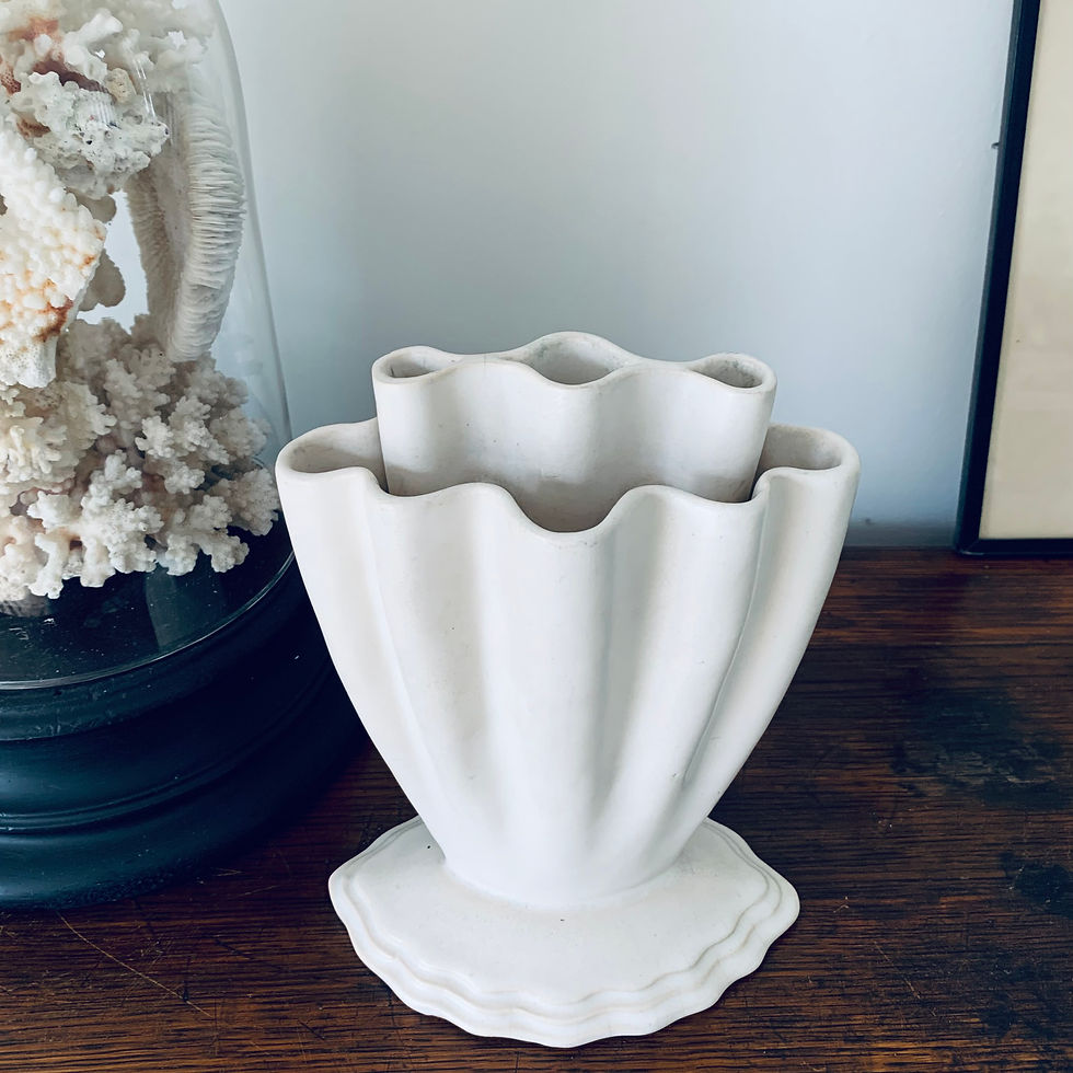 Thumbnail: VINTAGE FULHAM POTTERY “CORALIE” MANTLE VASE