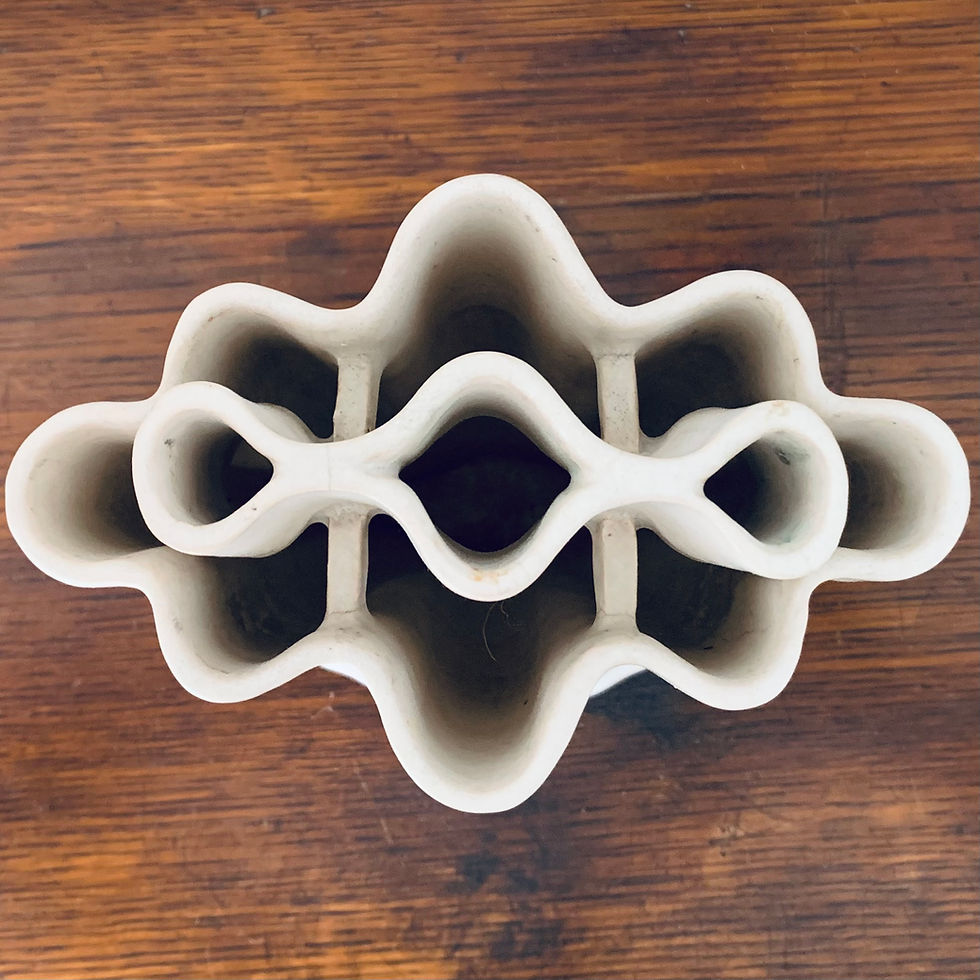 Thumbnail: VINTAGE FULHAM POTTERY “CORALIE” MANTLE VASE