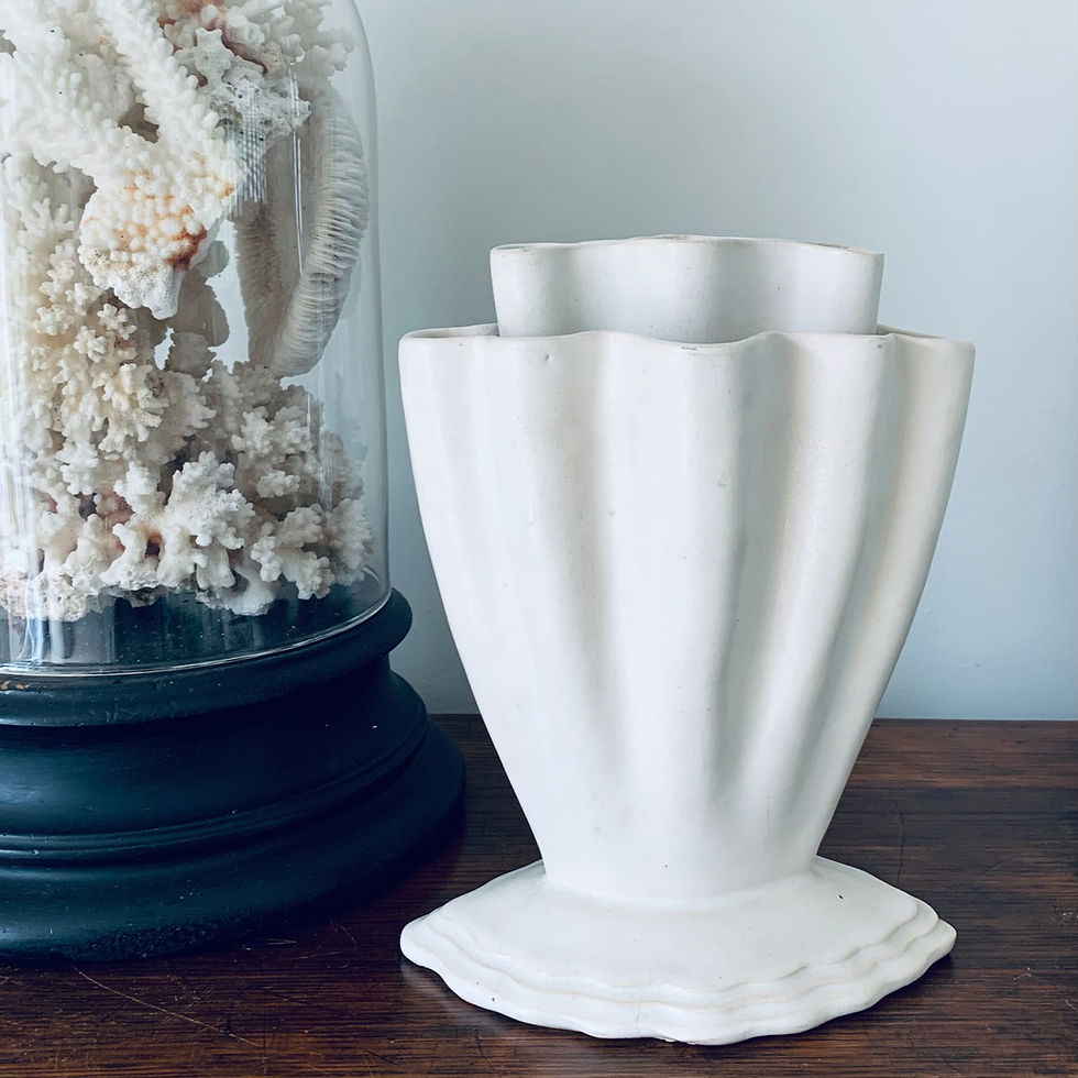 Thumbnail: VINTAGE FULHAM POTTERY “CORALIE” MANTLE VASE