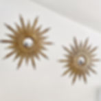 Thumbnail: GRANDE ''SOLEIL' VINTAGE INSPIRED SUNBURST MIRROR