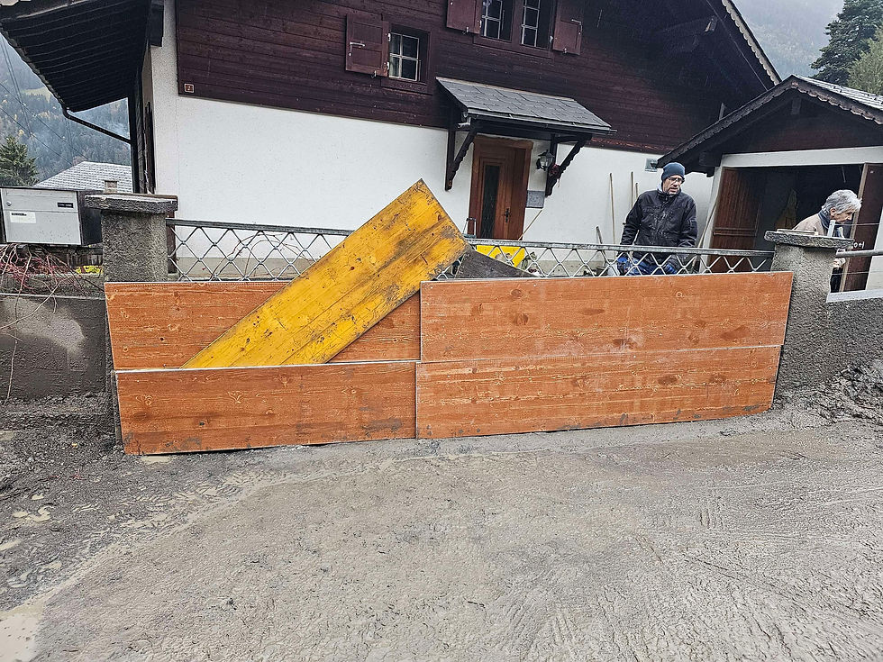 Missions Champéry - Missions Horizon - Association non lucrative - Aides aux habitants sinistrés - Sur les routes de Suisse