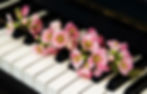 Flowering quince tree on piano - condolence card .jpg