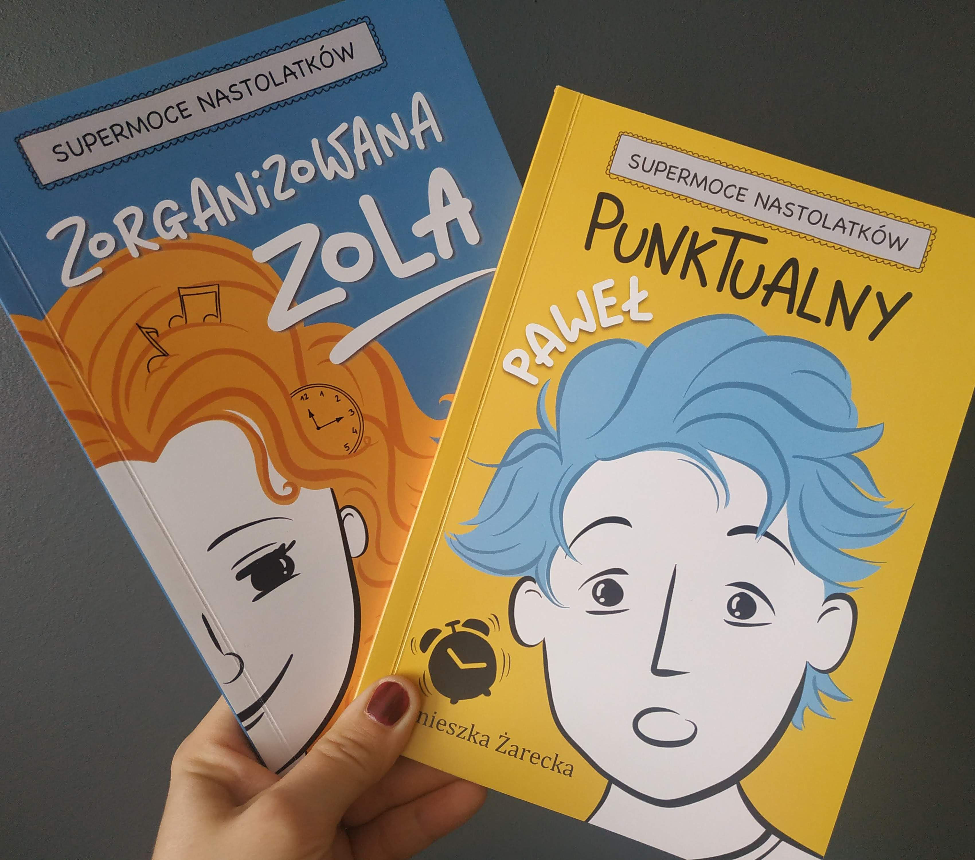 Zestaw Supermocy Nastolatków - Zorganizowana Zola i Punktualny Paweł