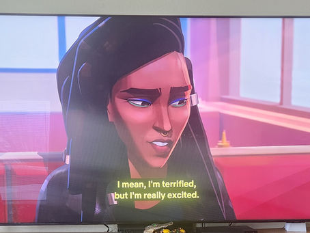 Still from Entergalactic on Netflix