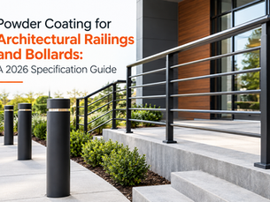 Powder Coating for Architectural Railings and Bollards: A 2026 Specification Guide