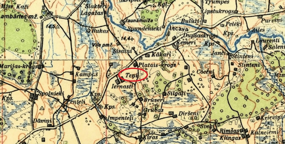 excerpt of historical map