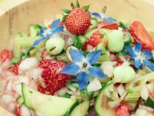 Strawberry & Green Bean Ceviche