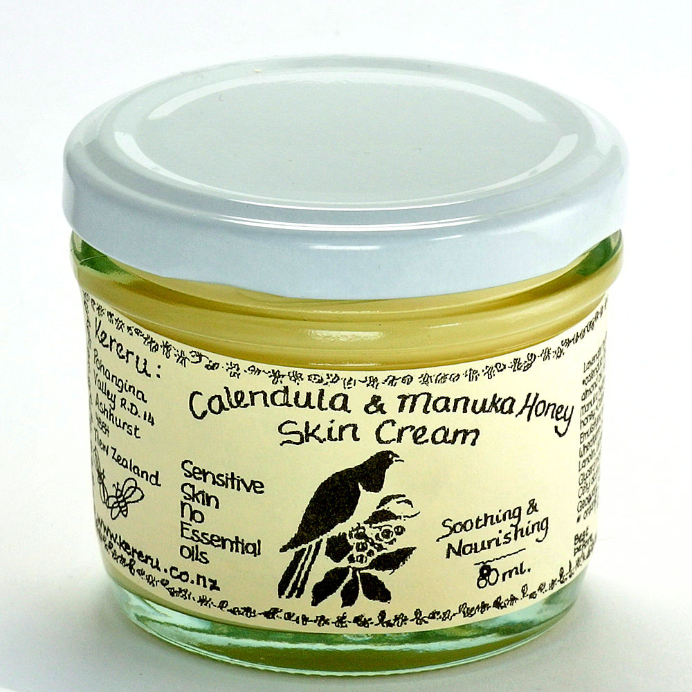 Calendula & Manuka Honey Unscented Skin Cream, 80mL