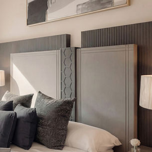 Luxury furniture collection in San Antonio featuring a curated living room with custom upholstered seating, refined finishes, and high-end accent pieces designed by Khamila Design House for Texas Hill Country homes.