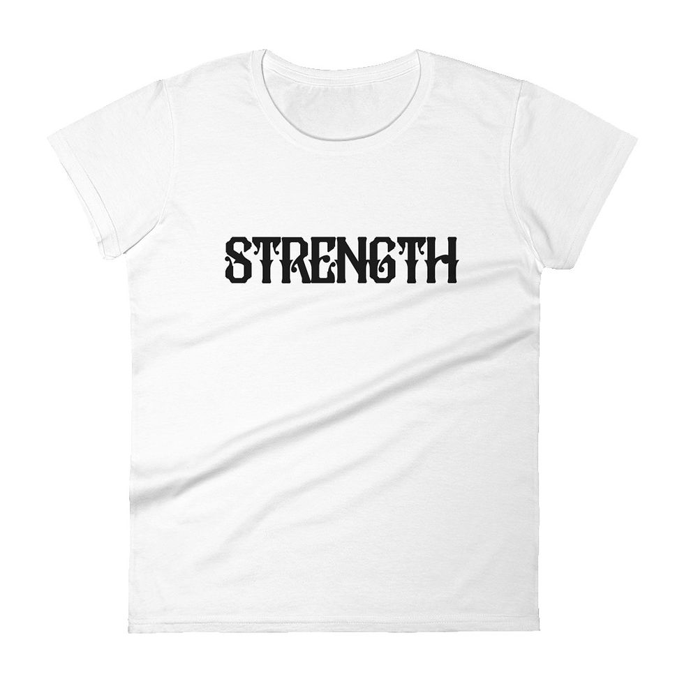 Thumbnail: OTR Strength Womens Tee Black Ink