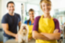 Smiling Groomer