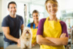 Smiling Groomer