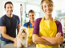 Smiling Groomer