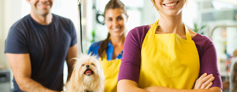Smiling Groomer