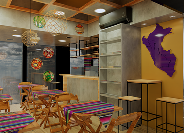 projeto de cozinha integrada à sala de jantar