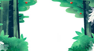 fond de forêt Illustrted