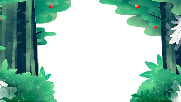 Illustrted forest background