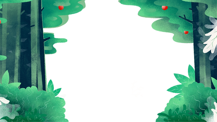 Illustrted forest background