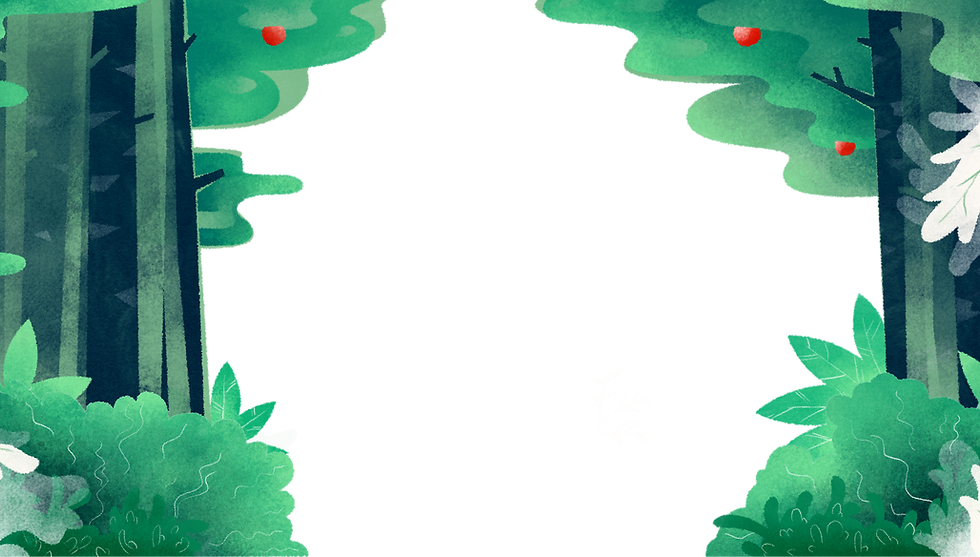 Illustrted forest background