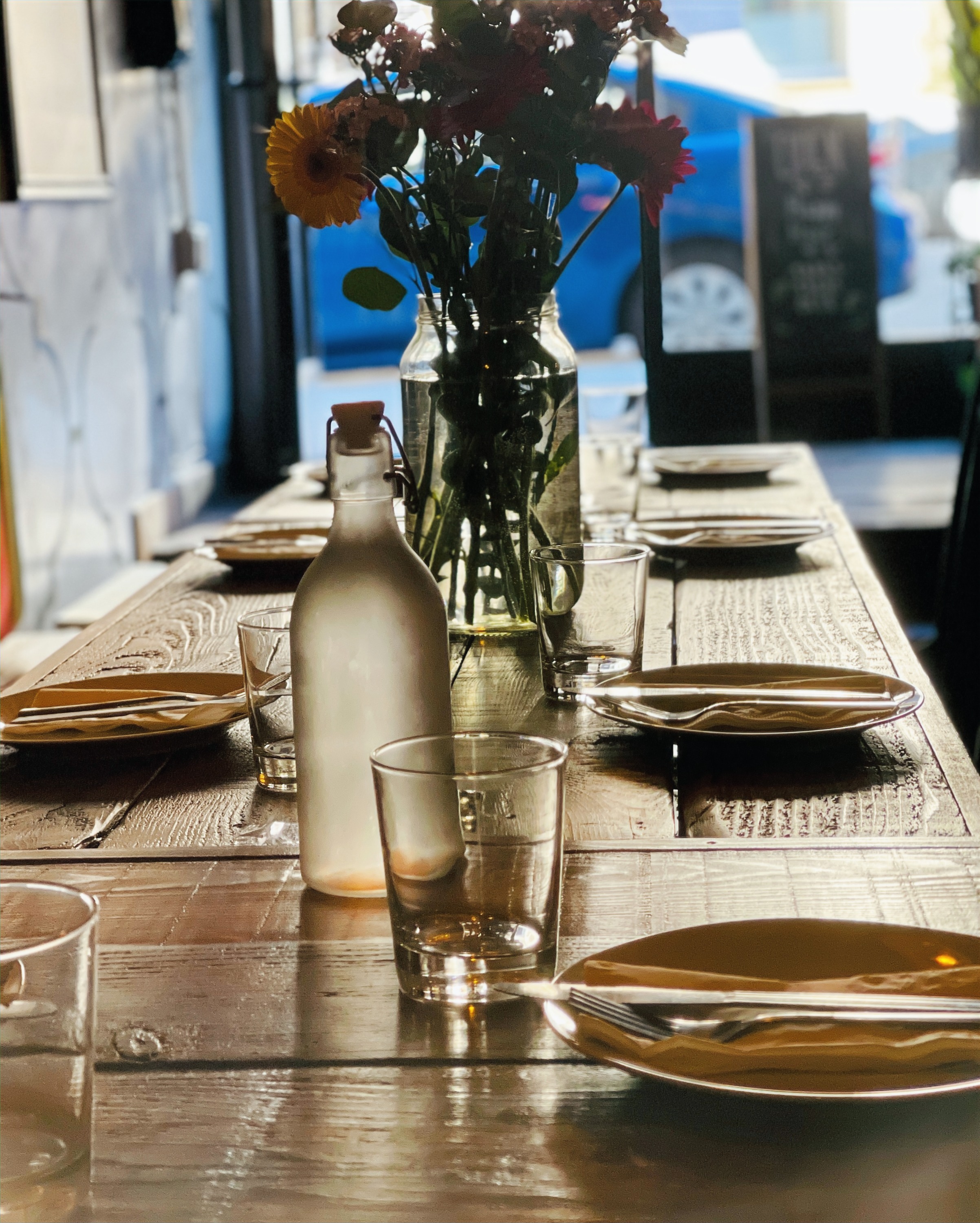 Arranged Food and Objects