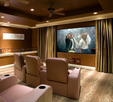 Projector stereo TV speakers