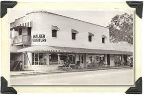 walker furniture vintage store front