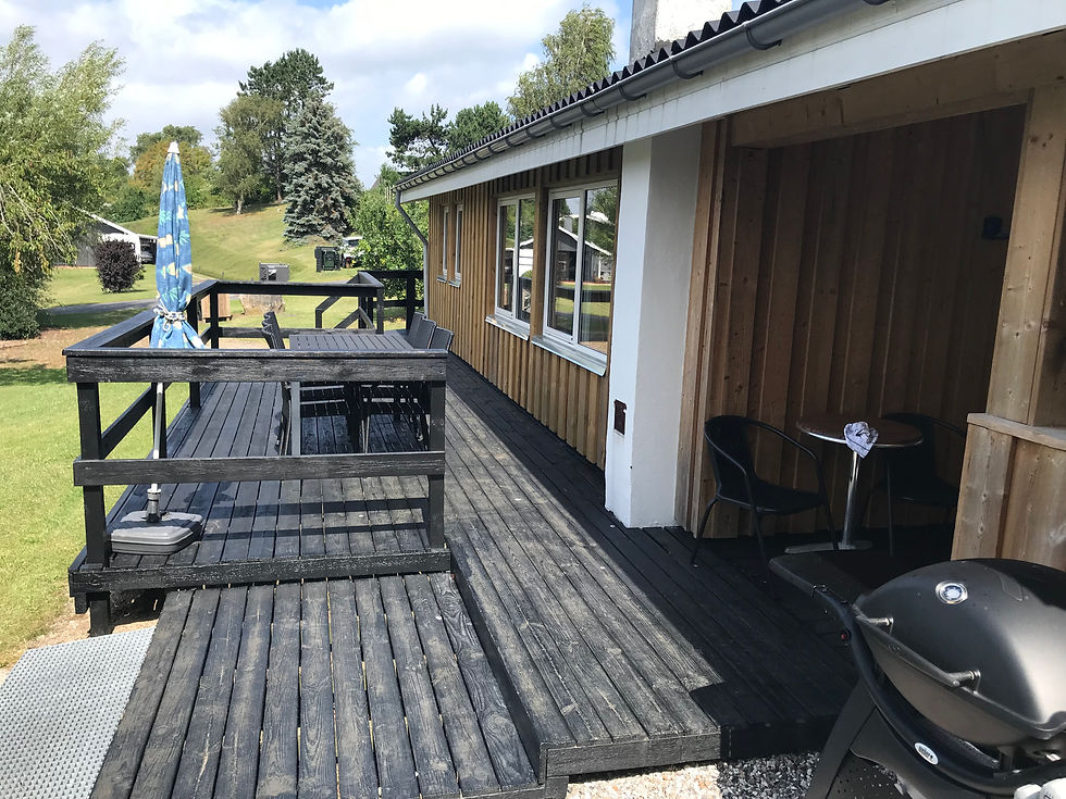 Stor terrasse