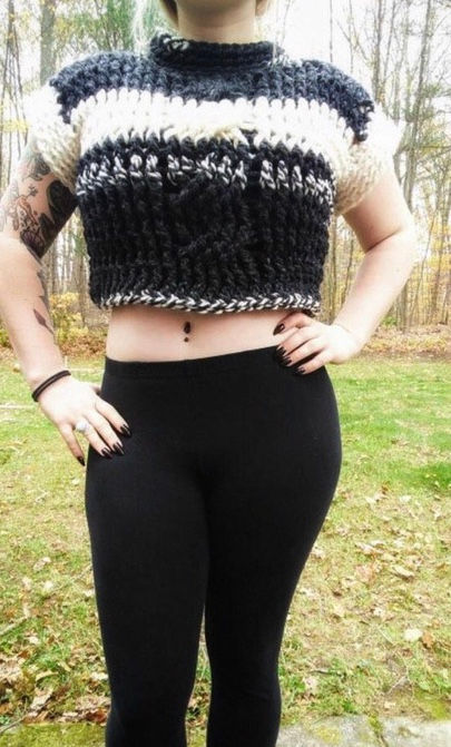 Thumbnail: The Oversized Braid Sweater Crochet PATTERN