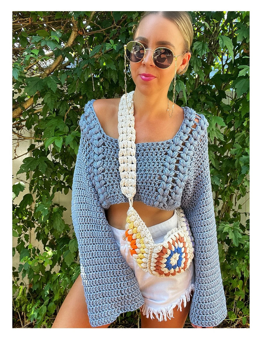 Thumbnail: The Braided Bamboo Top CROCHET PATTERN