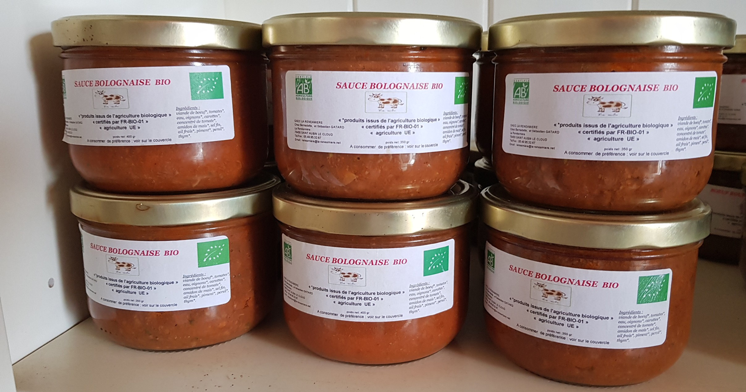Sauce bolognaise bio 350g