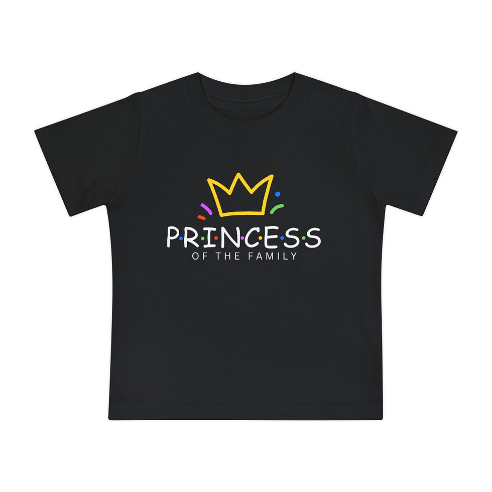 Thumbnail: Baby Princess Shirt, Princess Crown Tee, Matching Family t shirt