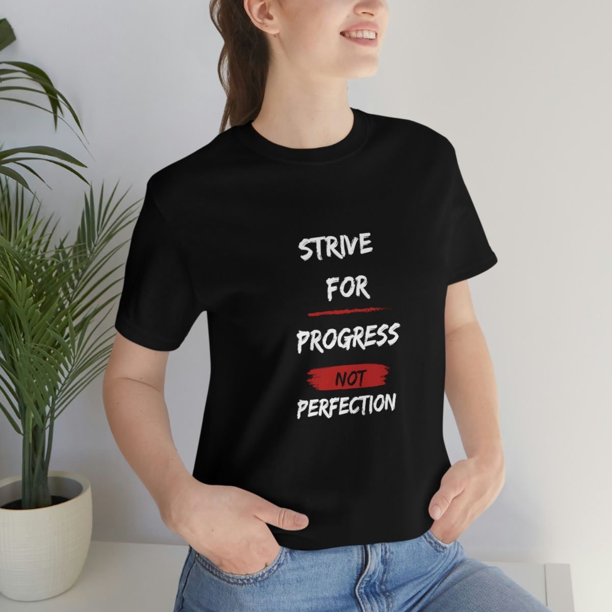 Strive for progress Short Sleeve Tee