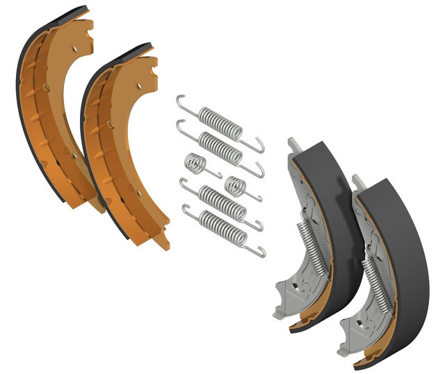 Bremsbackenset 250 x 40