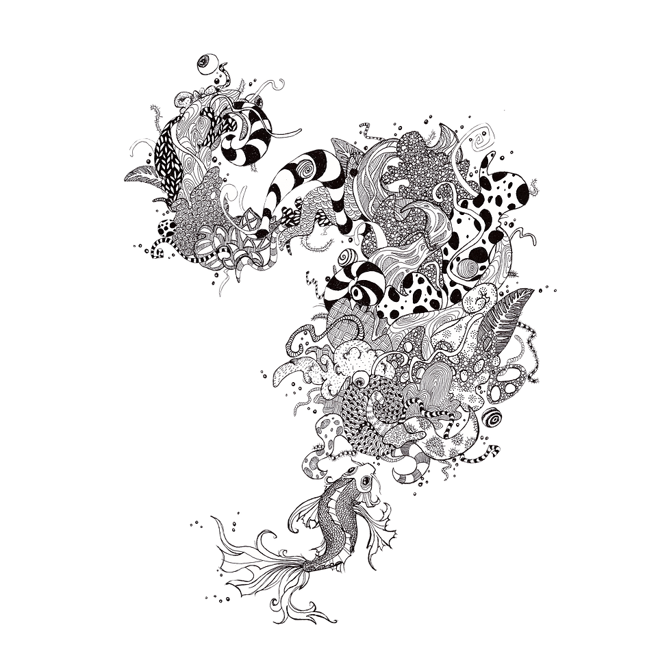 Thumbnail: Koi BubblesTraining T-shirt