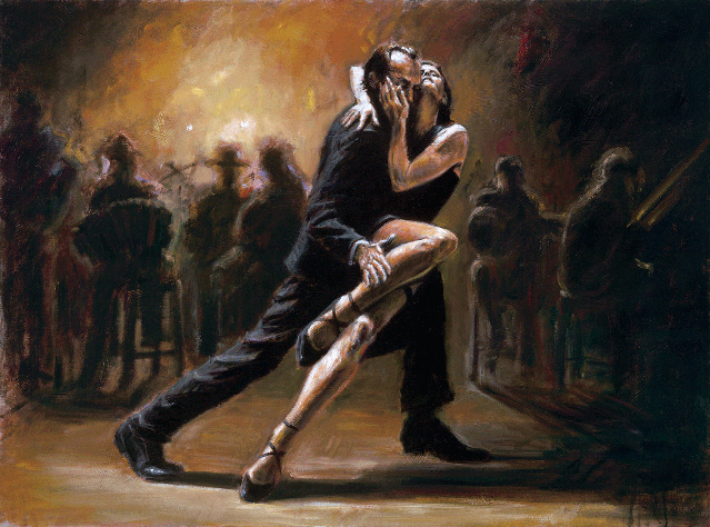 tango dancers