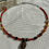Miniature : Collier en bronzite et perles en verre