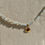 Miniature : Collier en aigue-marine et or 24 carats