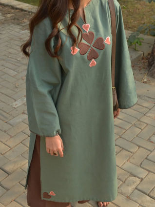 Premium Cotton Embroidered Kurti Set 🌿