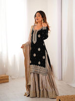 Pearl Mist Sharara Set