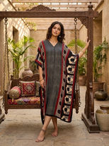 Ajrakh Modal Kaftan