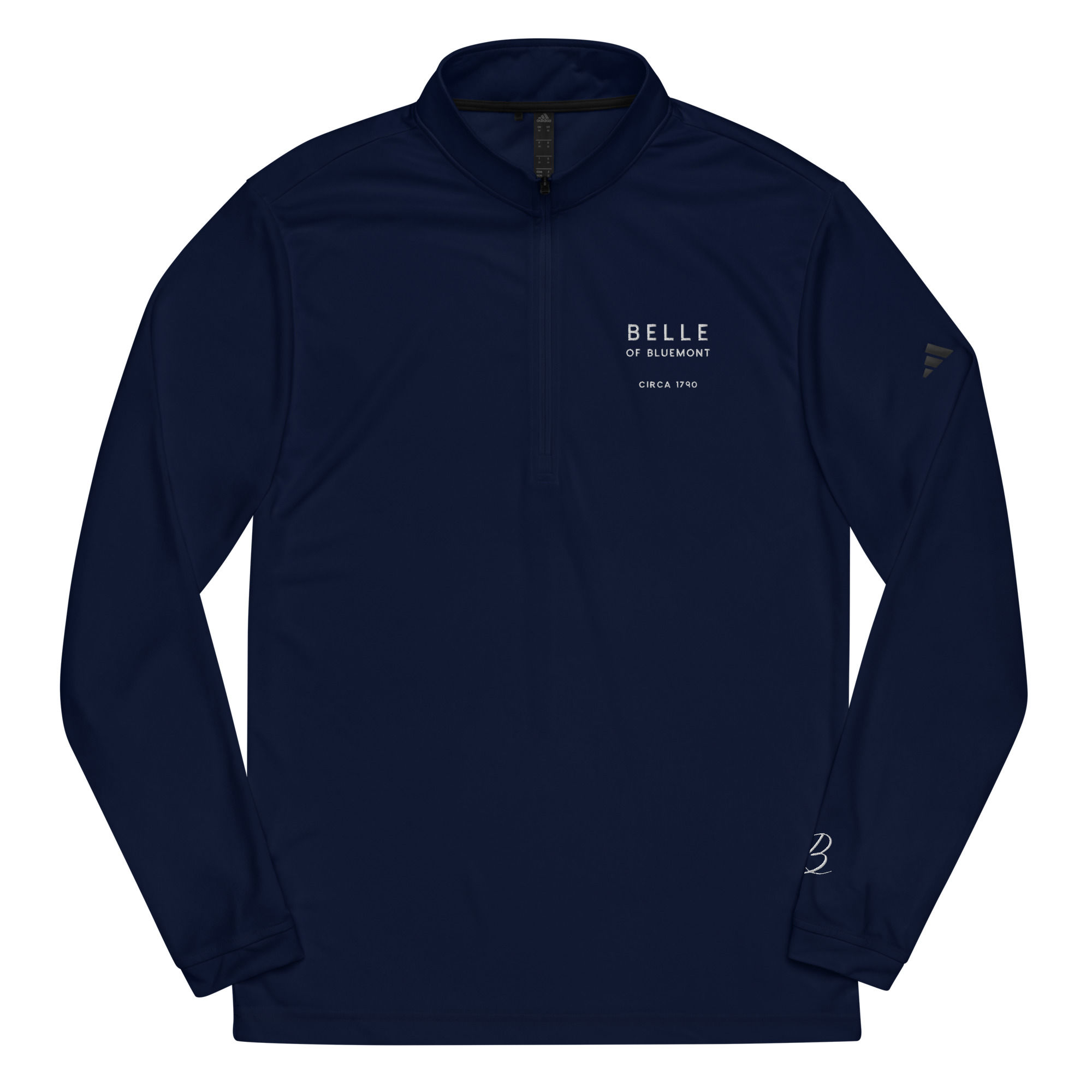 Belle of Bluemont | Quarter Zip Pullover | Navy