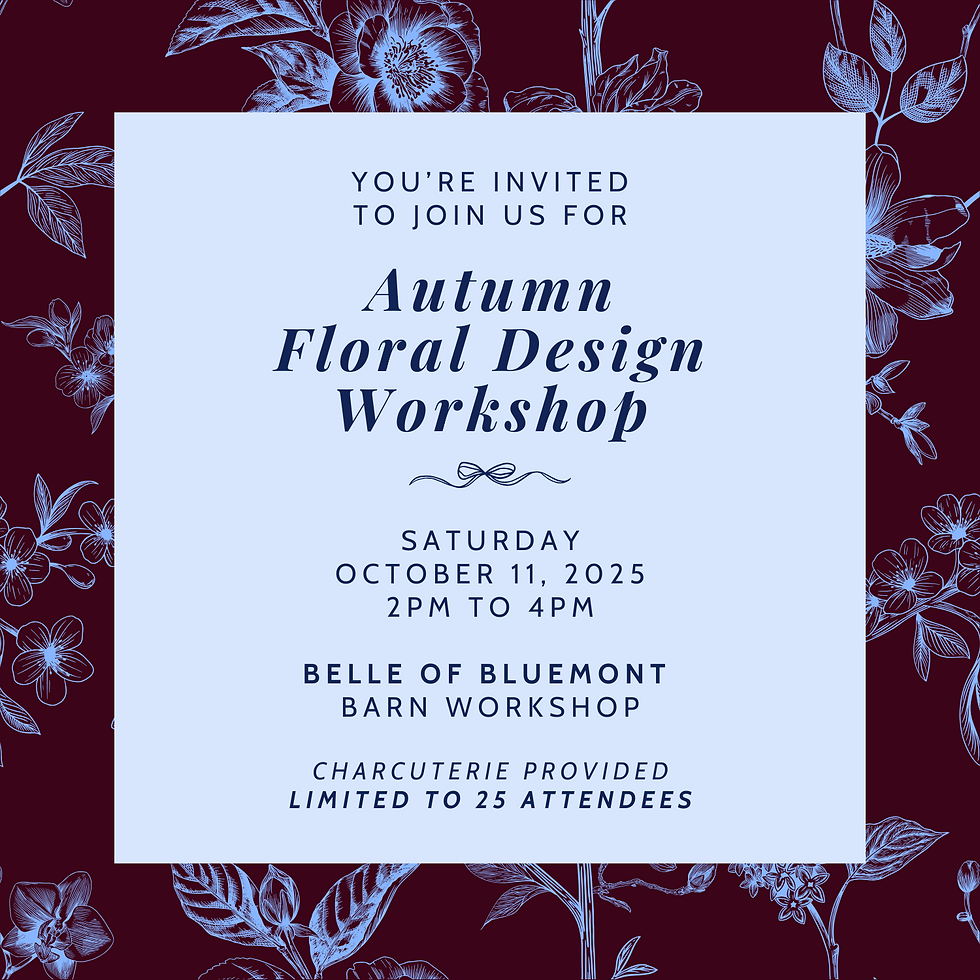 Autumn Floral Design Workshop