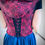 Miniaturbild: Jersey "Bloodred Adornment" - Stoff Ornamente rot schwarz