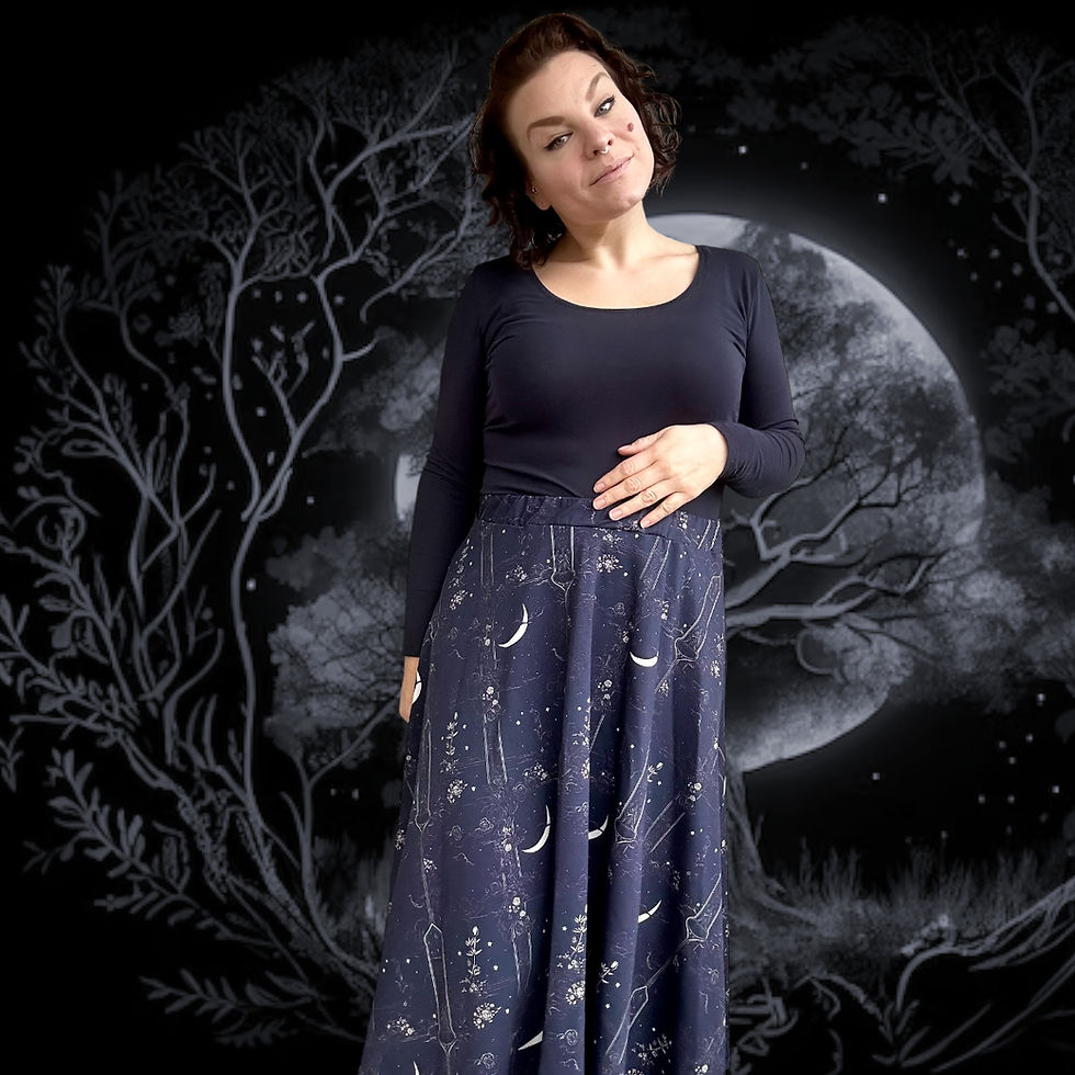 Miniaturbild: Mond Ornamente Stoff