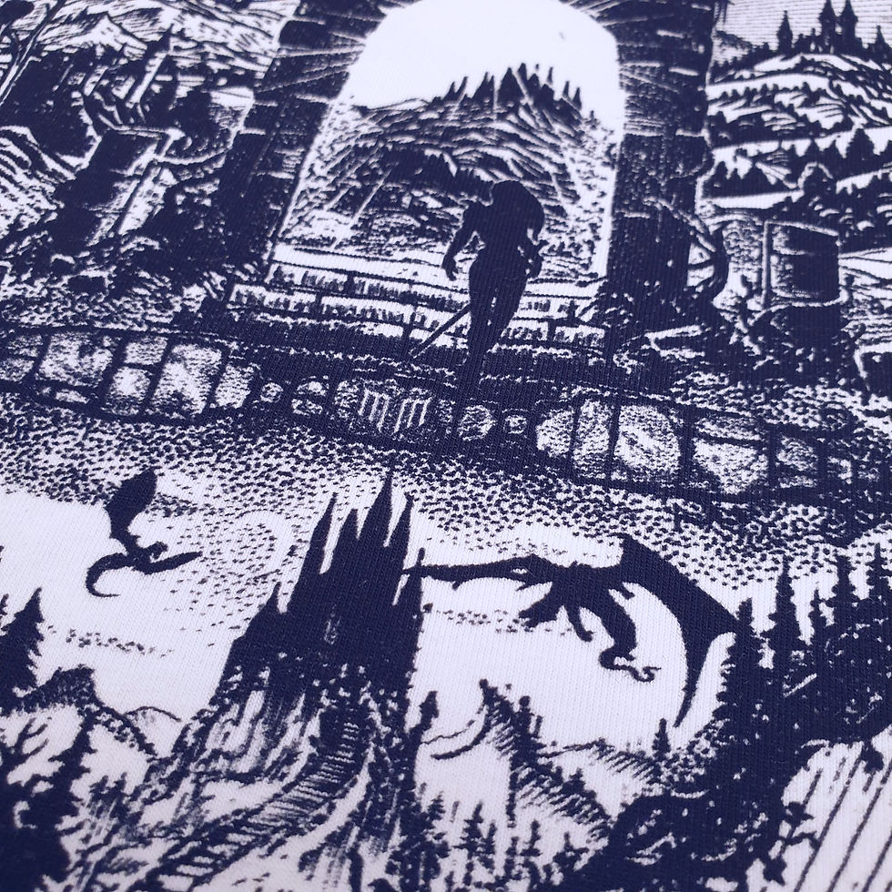 Miniaturbild: Fantasy Scherenschnitt Stoff