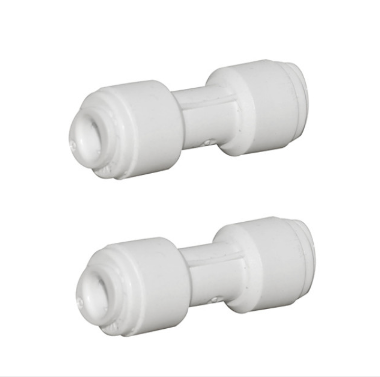 2x 1/4 Pushfit x 1/4 Push Fit Straight Connectors
