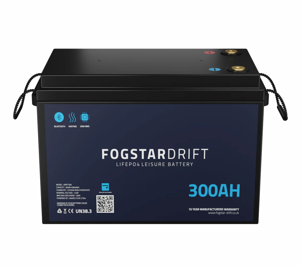 FOGSTAR DRIFT ECO 12V 314AH LITHIUM LEISURE BATTERY