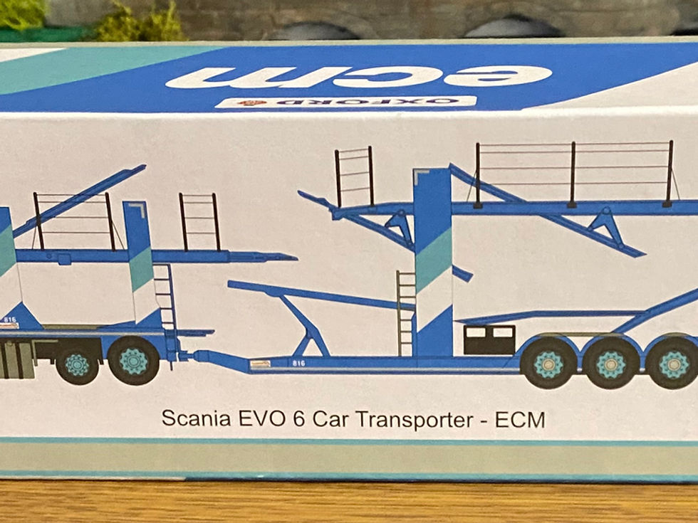 Thumbnail: OXFORD DIECAST ECM Car Transporter