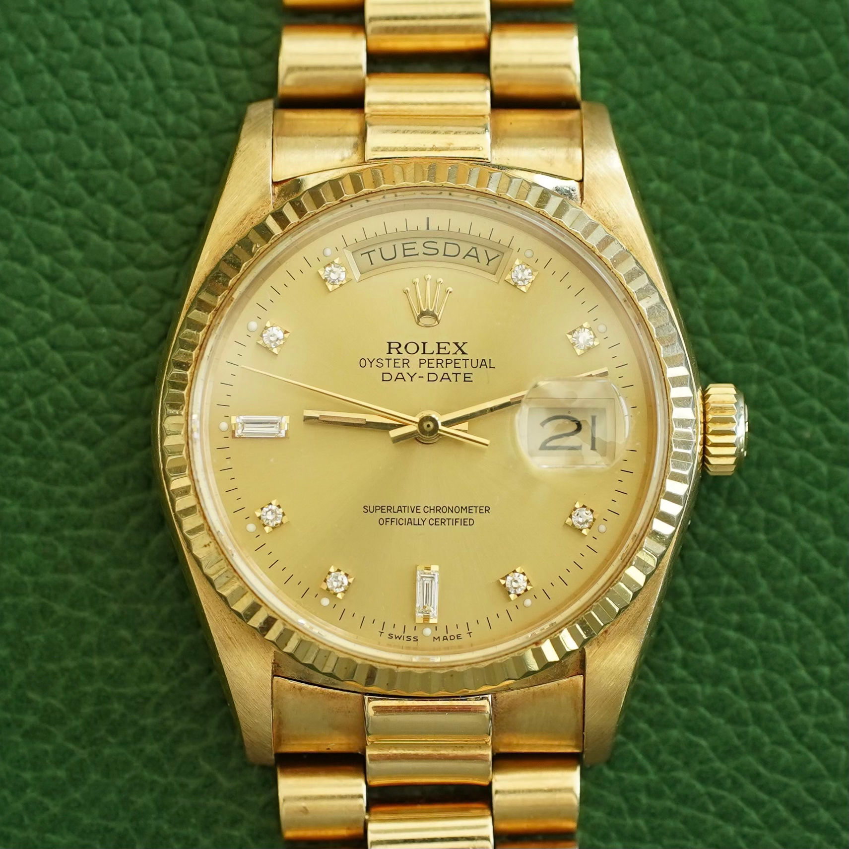1984 Rolex Day-Date Presidential Diamond Dial